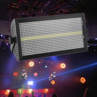 Lampu strobo LED penuh warna 8 + 8 warna, lampu kilat cuci untuk latar belakang panggung malam klub malam pesta disko Mode Flash