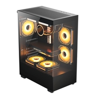 PC de jeu ATX préconstruit avec système de refroidissement par eau vérifié Alimentation puissante Boîtier d'ordinateur élégant