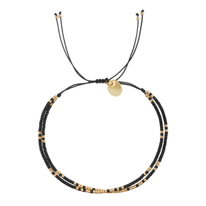 Braccialetti Turchi Go2boho per Donne, Bracciali alla Moda con Perline, Fatti a Mano, Regolabili, con Perline Miyuki Dorate - Product Image 6