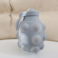 Nouveau design de grenade 3D en silicone de qualité alimentaire pour enfants, jouets gonflables écologiques pour soulager le stress sensoriel