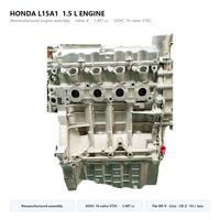 Moteur complet remanufacturé L15A1 1.5 SOHC 16 soupapes VTEC en aluminium pour Honda Fit Jazz City