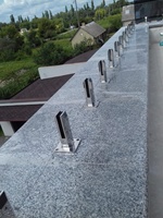 Spigots réglables en acier inoxydable 2205 pour balustrades en verre de villa, fixation au sol/sur surface, base de 12 mm