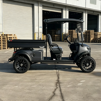 Voiture de golf électrique tout-terrain Rainbow 72V certifiée CE, freins à disque, personnalisable, 2 places avec compartiment arrière, 30 km/h, autonomie 70-90 km