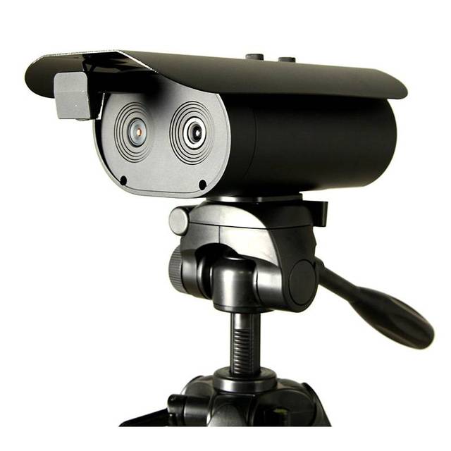 AI Human Body Temperature Automatic Face Recognition CCTV Thermal Imaging Camera Binocular Optical Bi-spectrum Fever Detection