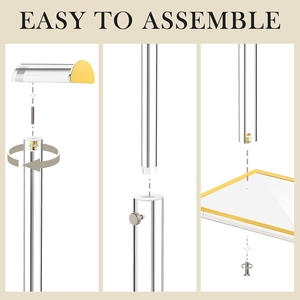 Sang trọng tùy chỉnh <span class=keywords><strong>Acrylic</strong></span> hiển thị đứng cho túi xách có thể điều chỉnh PURSE Rack cho nhà cửa hàng tủ quần áo Boutique truy cập - Product Image 5