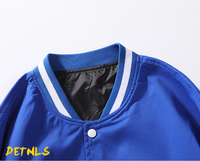 Veste de baseball unisexe Letterman avec logo imprimé pour hommes, veste de baseball décontractée, bombardier de baseball universitaire, veste de grande taille pour hommes, vente en gros