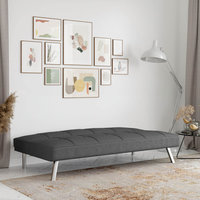 Canapé-lit convertible avec mécanisme de pliage, design moderne, tissu velours, pliable, emballage plat, pour salon et chambre d'hôtel