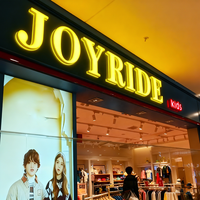 Enseigne de devanture de magasin personnalisée en LED 3D illuminée pour centre commercial, magasin de détail, boutique de vêtements pour enfants, marque