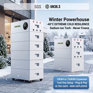 Batería de Iones de Sodio Apilable de 10 kWh, 51.2 V, 200 Ah, ESS Modular para Almacenamiento de Energía Solar en Áreas Frías de -40 °C, JNSE - Product Image 1