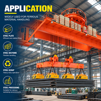 Operasi Mudah Layanan 24 Jam Crane Overhead Tipe QC 60 Ton Crane Overhead Magnetik untuk Pabrik Baja