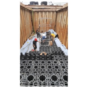 Bán Hot PP mô-đun ngầm nước mưa thu hoạch Phễu thoát nước suy giảm lưu vực soakaway Thùng với cửa cống kiểm tra tốt - Product Image 6