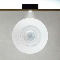 Détecteur de mouvement corporel PIR Geagood AC220V 5000W à montage au plafond, réglable, IP21, pour usage intérieur, interrupteur pour éclairage LED