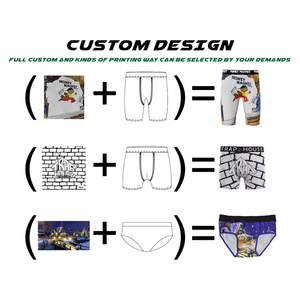 Boxer da Uomo Personalizzati Regalo di Natale Traspiranti Intimo Essenziale Mutande da Uomo Taglie Forti con Stampe Disegnate Boxer Aderenti da Uomo - Product Image 5