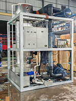 Pecold 30 Ton Tube Ice Machine 110V Compresor industrial 1000kg Producción de hielo a gran escala Cadena de frío Logística Marca Bristol