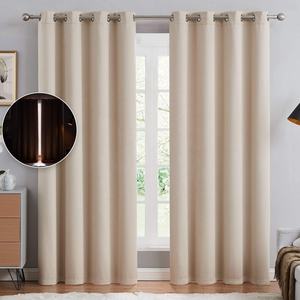 Rideau occultant robuste thermo-isolant pour chambre à coucher, élégant, imperméable, occultant, bon marché, pour hôtel - Product Image 1