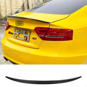 สปอยเลอร์หลังสำหรับ Audi A5 B8 ปี 2009 ถึง 2016 รถยนต์ 4 ประตู อุปกรณ์ตกแต่งครีบหางรถยนต์ ทำจากพลาสติก ABS ติดตั้งง่าย - Product Image 1