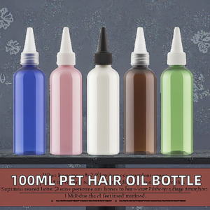 Bouteille Boston en PET de 100 ml (3,3 oz) pour Cosmétiques, Huile Capillaire, Nettoyant Visage, Parfum, avec Impression Sérigraphique – Vente en Gros - Product Image 2