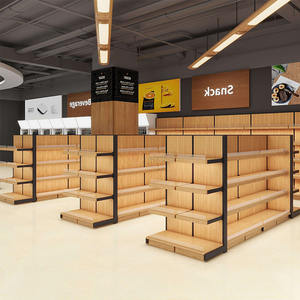 Présentoirs de Librairie en Bois et Acier pour Vente en Gros et au Détail, Étagère de Magasin pour Épicerie et Supermarché pour Présentation de Produits - Product Image 3
