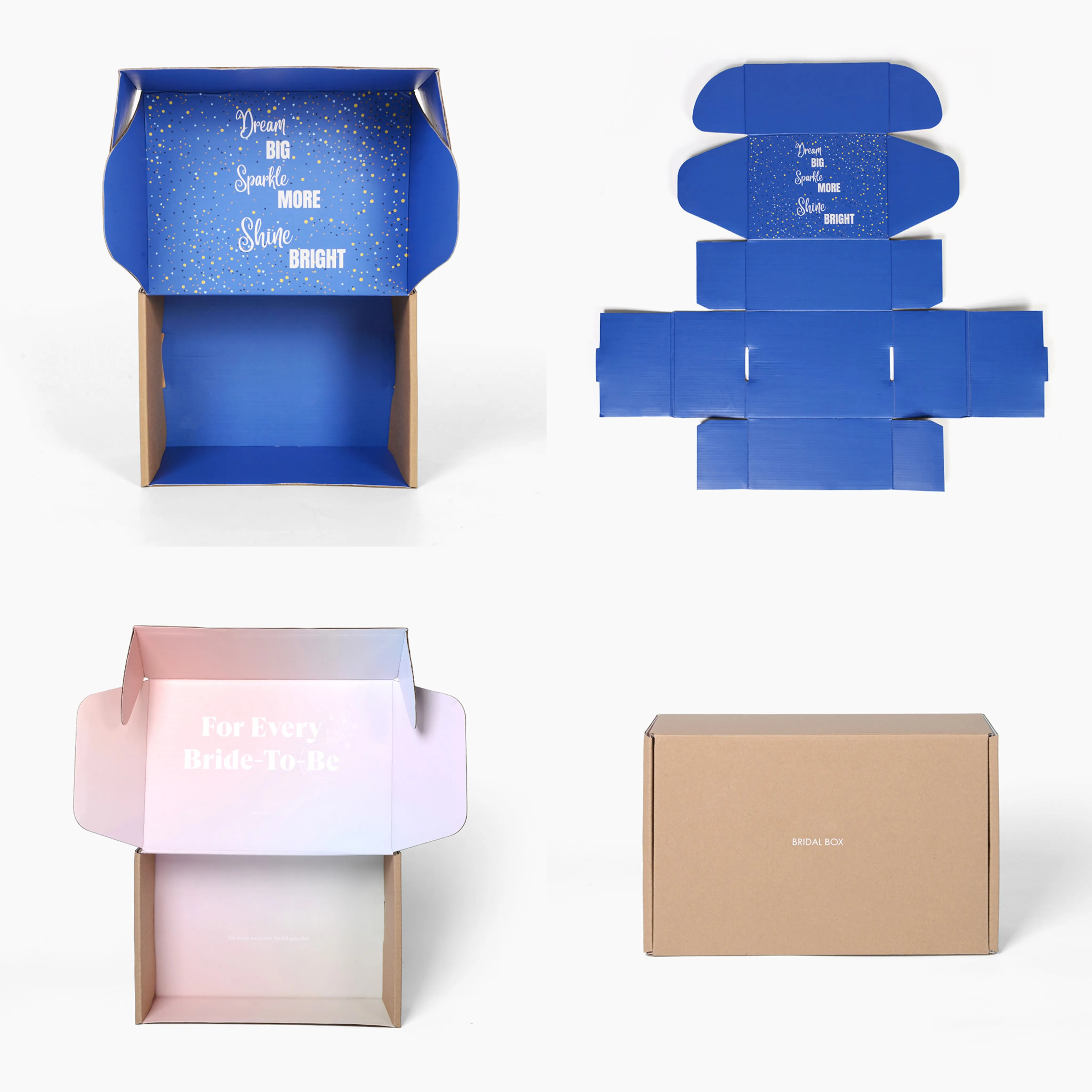 Atacado Personalizado UV Impresso Luxo Cajas De Hard Caixa De Produtos Eletrônicos Cor Rosa Embalagem De Caixa De Papelão Ondulado