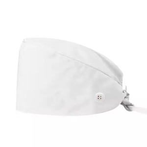 नई कस्टम यूनिसेक्स बाल टोपी समायोज्य डॉक्टर काम नर्स रगडें कैप्स अस्पताल कपास प्रिंट टोपी के साथ बटन - Product Image 5