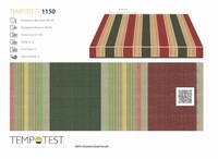 Protection imperméable et UV 100% tissu acrylique italien teint en solution pour auvent rétractable extérieur