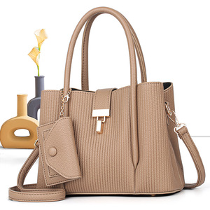 Bolso de Mano Minimalista Color Rosa para Mujer 2026, Conjunto de Bolsos de Lujo en Piel Sintética PU - Product Image 3