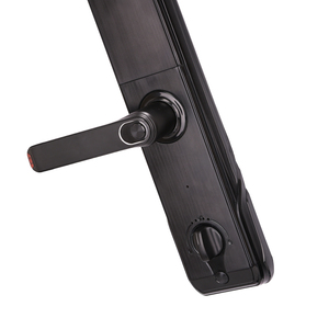 <span class=keywords><strong>Serrure</strong></span> de porte coulissante intelligente en verre à empreintes digitales, ce verrou électrique s'ouvre à distance avec une application de verrouillage, 4 pièces - Product Image 5