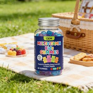 Gomitas de Vitaminas para Niños OEM/ODM, Multivitamínicas para Adolescentes y Adultos, Inmunidad, Antioxidantes, Veganas, Sabor a Fresa, Gomitas de Ositos - Product Image 3