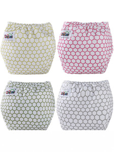 방수 면 유아 아기 변기 훈련 바지 속옷 통기성 유아 천 기저귀 - Product Image 4