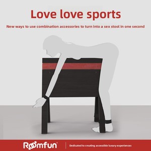 Seks Trójaları Çift Flört Koltuğu Zorla Orgazm Verme Genital Bölge Stimülasyonu SM Ceza Araçları Kadın Köle Oyuncak Koltuk Sandalyeler - Product Image 5