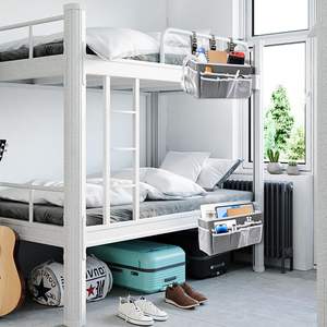 Caddy de <span class=keywords><strong>chevet</strong></span> sac de rangement <span class=keywords><strong>suspendu</strong></span> pour lit superposé et lit d'hôpital peut être placé des lunettes - Product Image 6