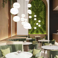 Fabrication de mobilier pour hôtels, restaurants, cafés et fast-foods : banquettes demi-circulaires, tables et chaises de restaurant
