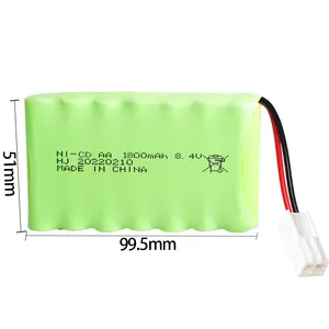 Factory Direct 8.4V 1800mAh Nickel-cadmium AA Rechargeable Battery Pack Vehicle Parking Toy Toy Car Truck UFO Battery