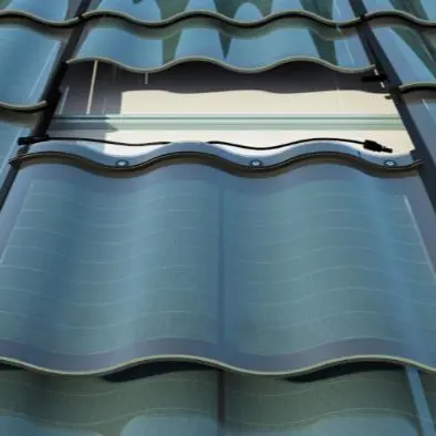 Casa energia solar produto telhas telha do telhado 30w telhas células solares