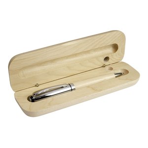 Promotional Ball <b>Pen</b> Made of <b>Wood</b> with Box - Product Image 1