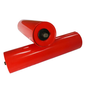 Rouleaux de guidage industriels en acier personnalisables de 219 mm de diamètre pour systèmes de convoyeurs de machines minières - Résistants au feu, garantie 1 an - Product Image 1