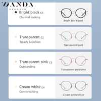 Montures de lunettes optiques de luxe en acétate et titane, légères et confortables, de forme polygonale, couleurs personnalisées OEM ODM
