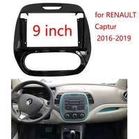 MeiHua - Navegador Android Portátil para Automóvil de 9 Pulgadas con CarPlay, DSP y GPS para Renault Captur Clio 2013-2019, Reproductor para Tablero, Marco de Panel USB