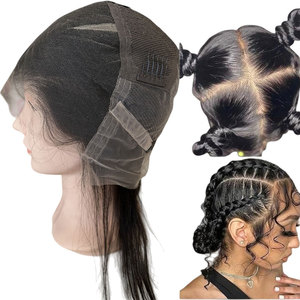 <span class=keywords><strong>Parrucche</strong></span> in Capelli Umani Lisci con Pizzo Integrale Full HD, Densità 150%, Traspiranti e Senza Colla - Product Image 1