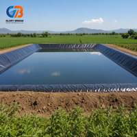 УФ-стойкая геомембрана из HDPE для гидроизоляции водоемов, плотин, речных откосов, водосберегающих сооружений и защиты от просачивания воды