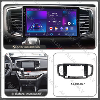 Autoradio Android Aijia, lecteur DVD, faisceau de câblage pour tableau de bord, navigation multimédia, cadre pour Honda Odyssey 2019-2021, 10 pouces