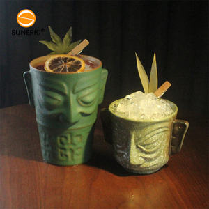 Tazas de Cerámica Estilo SanXingDui de 240ml/400ml para <span class=keywords><strong>Bar</strong></span>, Cócteles, Julep, <span class=keywords><strong>Gin</strong></span> <span class=keywords><strong>Tonic</strong></span>, Tazas Tiki Creativas Estilo Hawaiano - Product Image 1