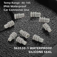963530-1 Sello de silicona gris de un solo hilo para conector automotriz, diámetro de aislamiento de cable
