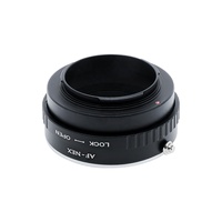 Anneau adaptateur en aluminium AF-NEX pour objectifs Alpha Minolta AF de type A vers appareils photo NEX à monture E (noir + argent, mise au point manuelle)