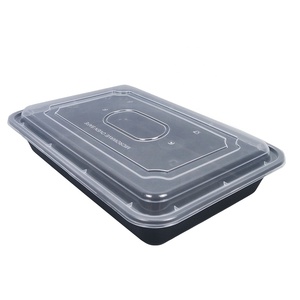Hot Sales RE-58 PP Microwaveable Disposable Large Takeaway Containers, Meal Storage Containers Food Prep Lunch Box