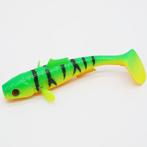 Deep sea big bait bionic fish large lengthened soft fish T-tail fish Nanyou sea fishing soft lure lure bait