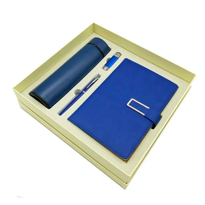 Promo Business Gift Set Notebook Pen Water Bottle Usb Drive Set Custom Promotional Gift Set
