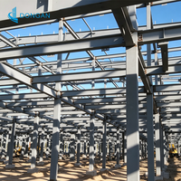 Bâtiment à structure légère en acier, hangar métallique, entrepôt préfabriqué en acier
