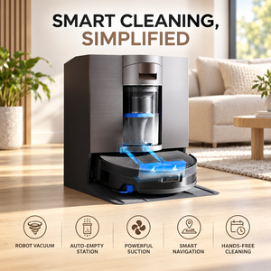 Robot Aspiradora y Fregadora ECOVACS DEEBOT X11 OmniCyclone con Estación sin Bolsa, Navegación LDS y Limpieza de Bordes para el Hogar - Product Image 1
