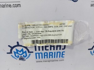 Plc Contacteur A75-30 3 Ples 105a <strong>Bobine</strong> 230-240v Cc 100-250v 50/60hz Cal5-11 for Warranty Product - Product Image 2